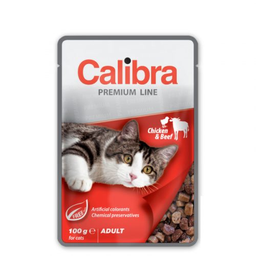 Calibra Cat Premium Adult Chicken & Beef 100g