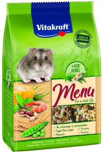 Vitakraft Menü törpehörcsögnek 400g