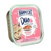 Happy Cat Minkas Duo pástétomos falatkák szárnyas-lazac 100g