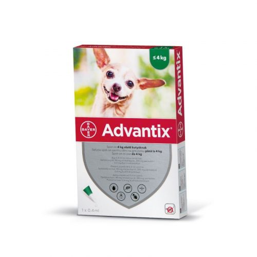 Advantix spot on kutyáknak 4kg alatt 1db ampulla