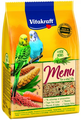 Vitakraft Menü Hullámos papagájoknak 500g