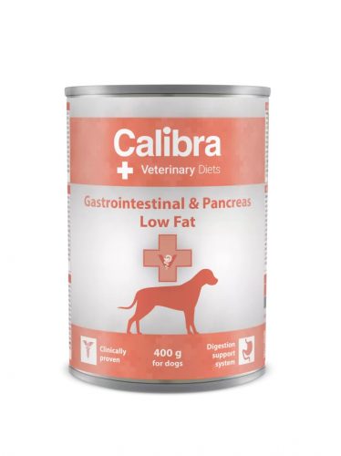 Calibra Gastrointestinal & Pancreas Low Fat konzerv 400g