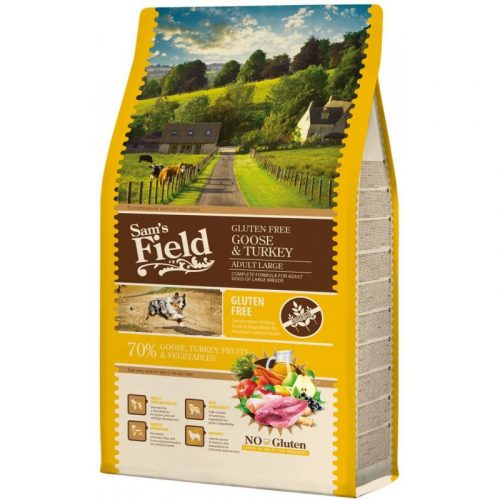 Sam's Field Adult Grain Free Large Breed Liba & pulyka 2,5kg