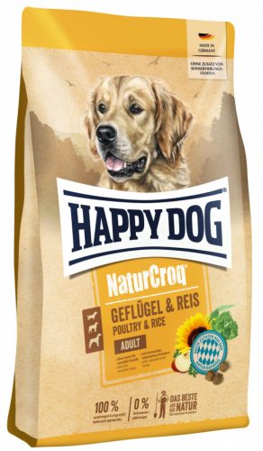 Happy Dog Naturcroq Adult baromfi&rizs 4kg