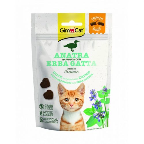 GimCat Crunchy Snack kacsa macskamentával 50g