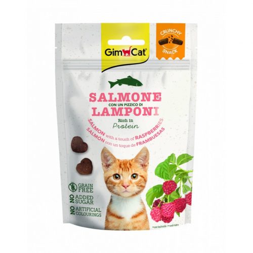 GimCat Crunchy Snack lazac málnával 50g