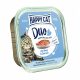 Happy Cat Minkas Duo pástétomos falatkák marha-vadlazac 100g