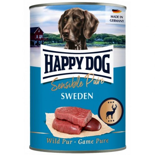 Happy Dog Sweden (Wild) Pur  - Vadhúsos konzerv 400g