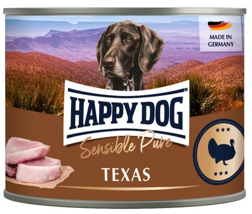 Happy Dog Texas (Truthahn) Pur - Pulykahúsos konzerv 200g