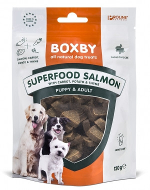 Boxby Superfood Salmon jutalomfalat - lazac, répa, kaukkfű