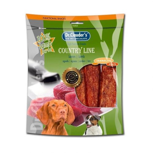 Dr. Clauder's Dog Jutalomfalat Prémium Country Line Snack bárány 170g