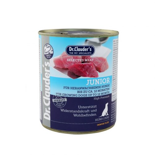 Dr. Clauder's Dog konzerv Selected Meat Junior 400g