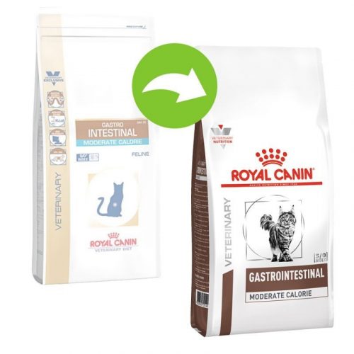 Royal Canin Gastrointestinal Feline Moderate Calorie 400g - macska száraztáp