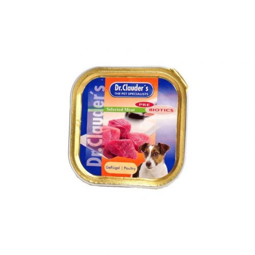 Dr. Clauder's Dog Selected Meat alutálka szárnyas 100g