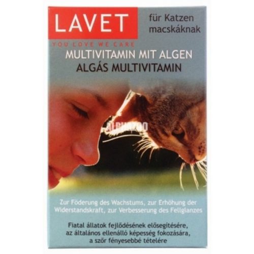 Lavet Algás multivitamin macskáknak 50db