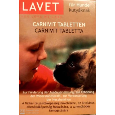 Lavet Carnivit tabletta kutyának 50x