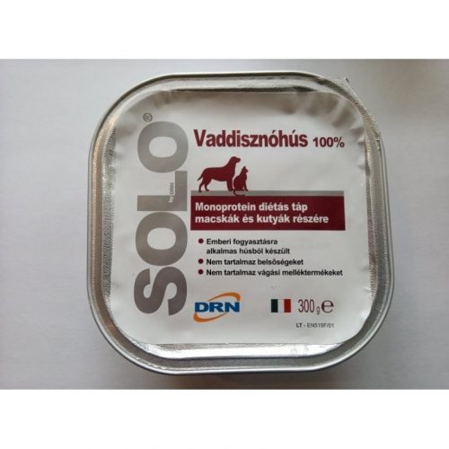 Solo Hypoallergén pástétom vaddisznó 300g