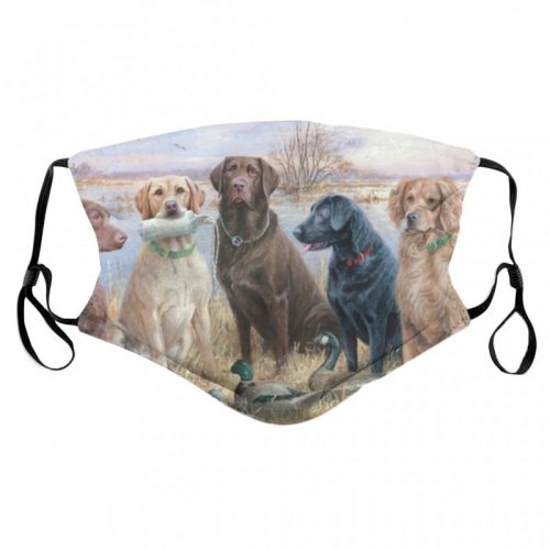 Textil szájmaszk Labrador retriever 3