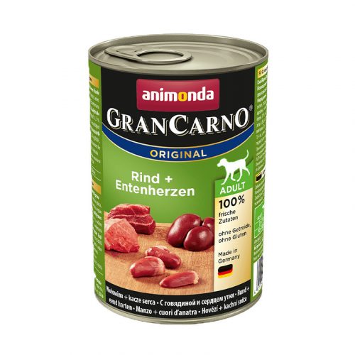 Animonda GranCarno Adult Marha és kacsaszív 800g