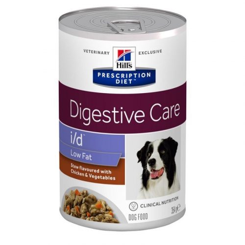 Hill's Prescription Diet Canine I/D low fat stew 354g csirke&zöldségek