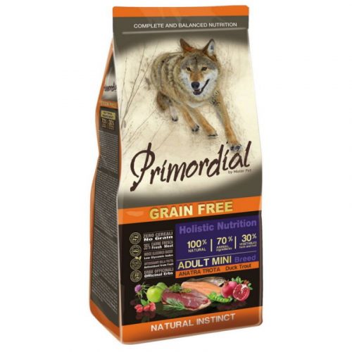 Primordial Grain Free Adult Mini Kacsa&pisztráng 6kg