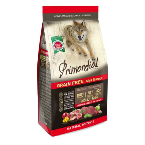 Primordial Grain Free Mini Adult vaddisznó & bárány 2kg