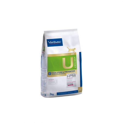 Virbac Urology 2 - Struvite Dissolution & Prevention cat 3kg - macska száraztáp húgykő megelőzésére, kezelésére