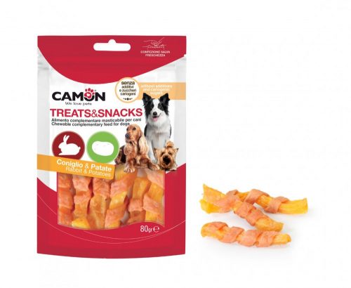 Camon nyulas édesburgonya snack 80g AE028