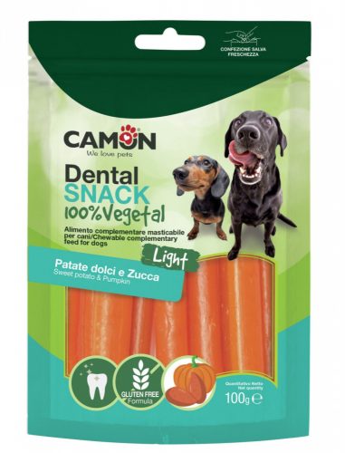 Camon édesburgonyás-sütőtökös dental snack 100g AE320