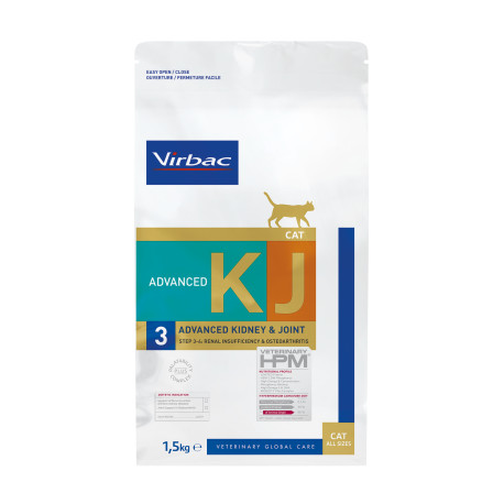 Akciós Virbac Kidney & Joint 3 Advanced Cat 1,5kg (A termék lejárati ideje: 2024.11.23.)