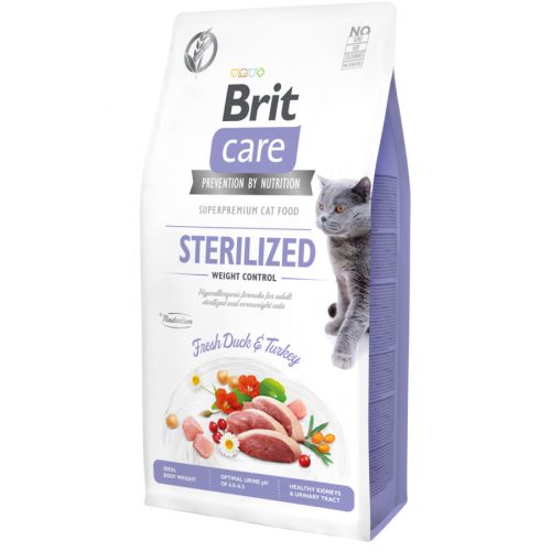 Brit Care Cat Grain Free Sterilised Weight Control duck & turkey 2kg