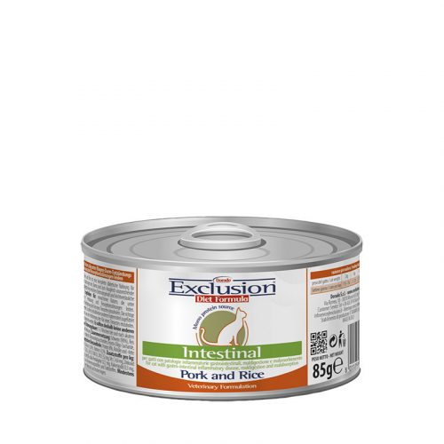 Exclusion Cat Intestinal Pork&rice konzerv 85g