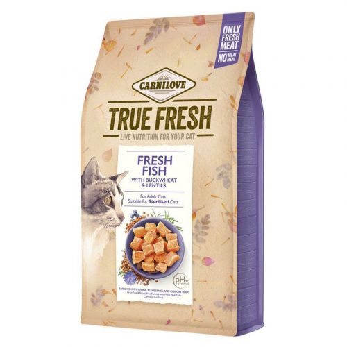 Carnilove True Fresh Cat Adult Fish 340g - macska száraztáp hallal