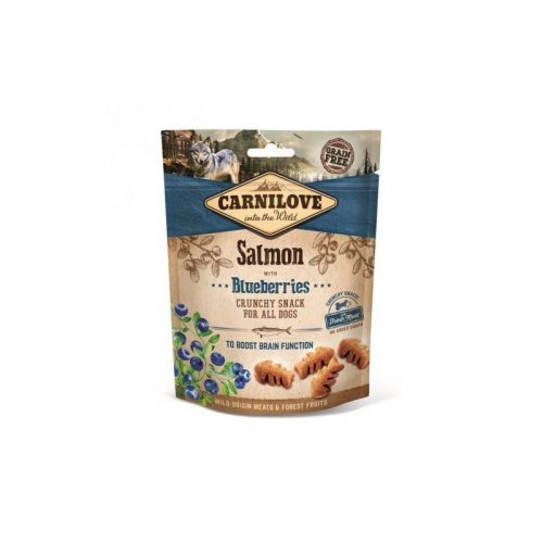 Carnilove Dog Crunchy Snack Salmon & Blueberries - lazac hússal és áfonyával 200g