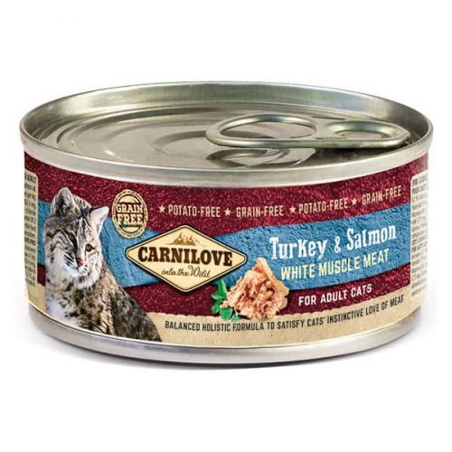 Carnilove Cat Turkey & Salmon - konzerv pulyka- és lazachússal 100g