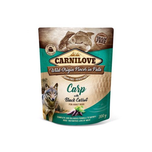 Carnilove Dog tasakos Paté Ponty Feketerépával 300g