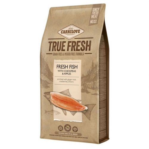 Carnilove True Fresh kutyatáp - Hal, csicseriborsó és alma 4kg