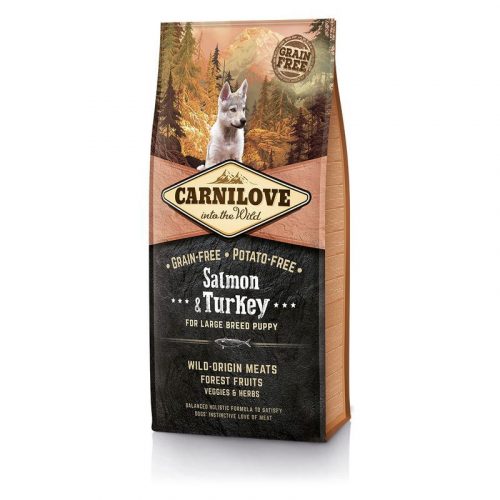 Carnilove Puppy Large Salmon & Turkey - lazac és pulyka hússal 4kg