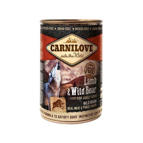 Carnilove Adult Lamb & Wild Boar - konzerv bárány- és vaddisznóhússal  400g