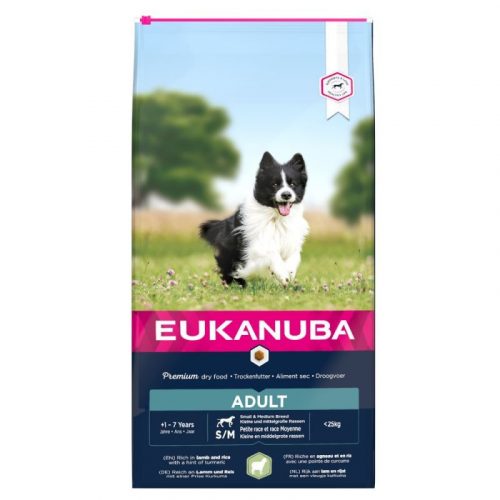 Eukanuba Adult Lamb&Rice Medium&Small Breed 18kg