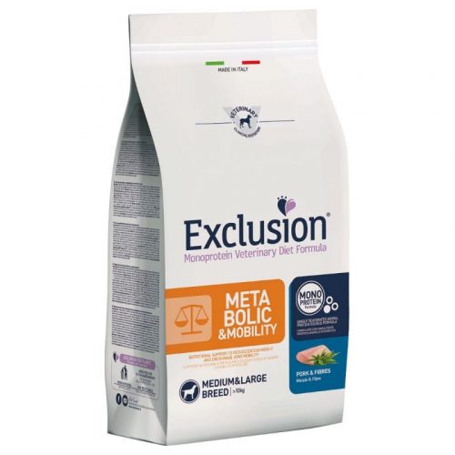 Exclusion Metabolic&mobility Pork&fibres Medium/large Breed 2kg