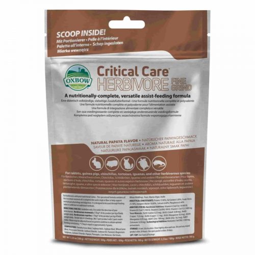 Oxbow Critical Care Fine Grind 100g