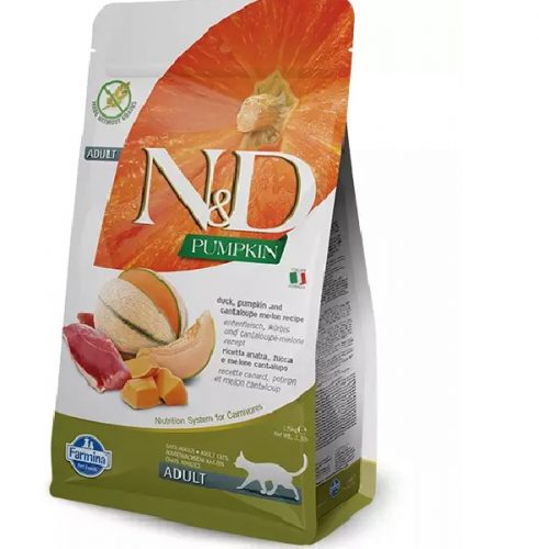 N&D Grain Free Cat Pumpkin Duck Cantaloupe 1,5kg - macska száraztáp kacsa, sütőtök, sárgadinnye