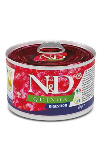 N&D Quinoa Digestion Dog Lamb Adult Mini 140g - kutya konzerv bárány, quinoa